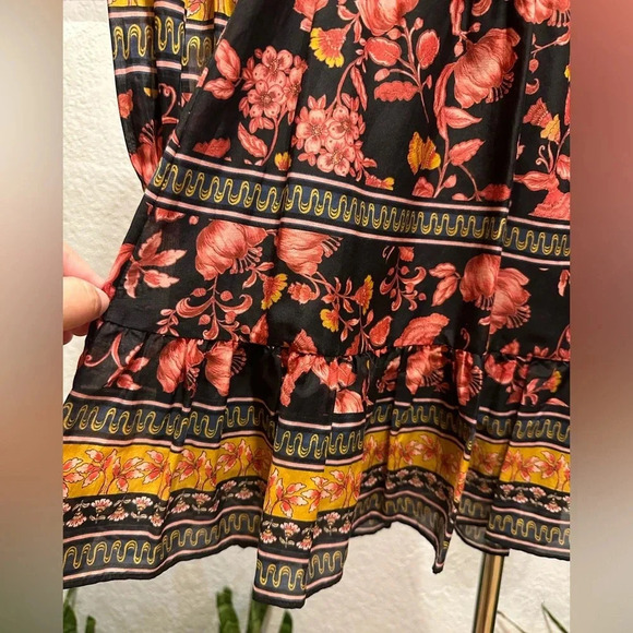 Alice + Olivia fall into you black multi mini dress size 0 - Picture 9 of 16